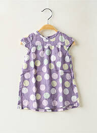Rochie midi mâneci scurte mâneci scurte violet GRAIN DE BLÉ fată