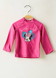 Tricou croială cambrată mâneci lungi roz DISNEY fille