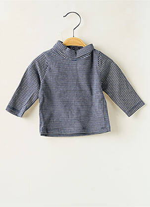 Tricou mâneci lungi mâneci lungi albastru TAPE À L'OEIL copil