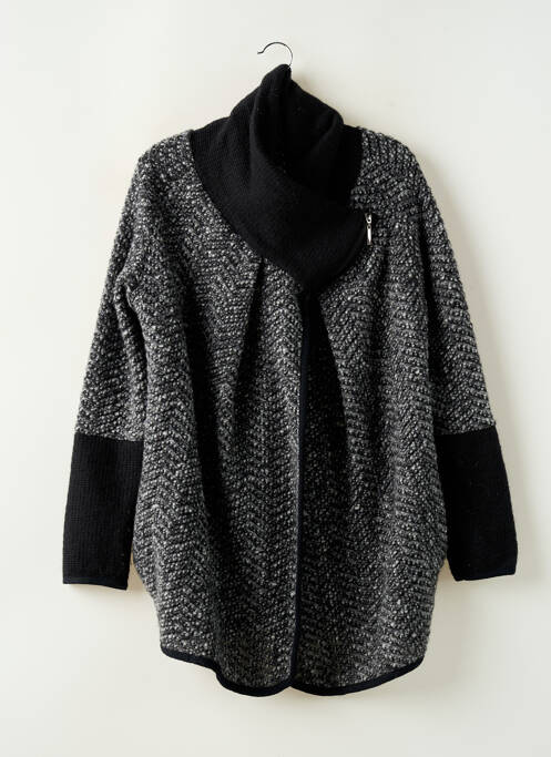 Vestă cu mâneci lungi negru SANS MARQUE femeie