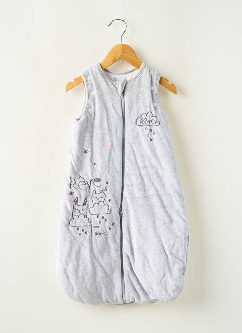 Sac de dormit gri PETIT BEGUIN fată