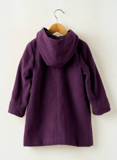 Palton lung violet VYNIL FRAISE fată