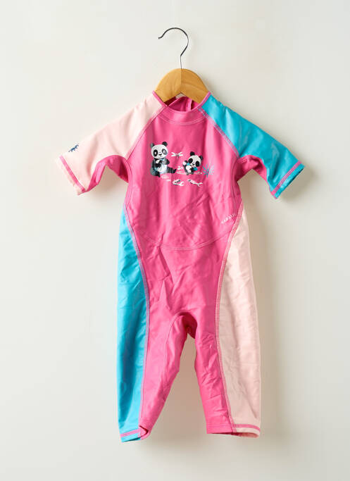 Costum de baie dintr-o singură piesă roz NABAIJI fată