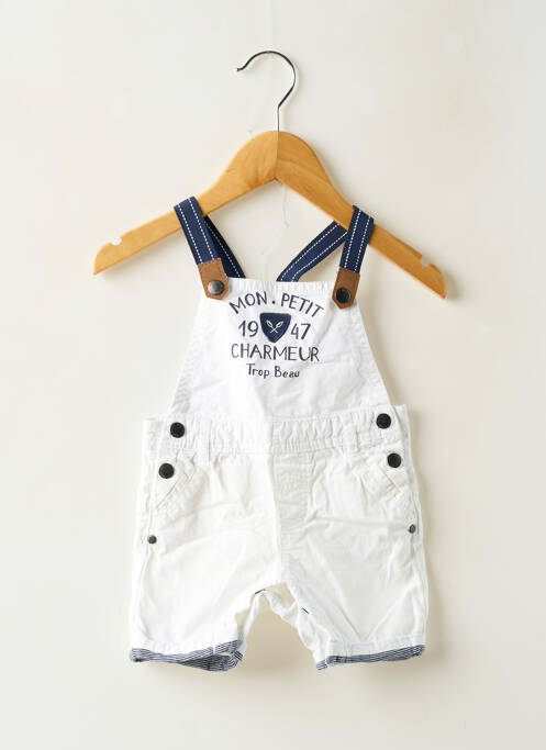 Salopetă alb BABY BY GÉMO băiat