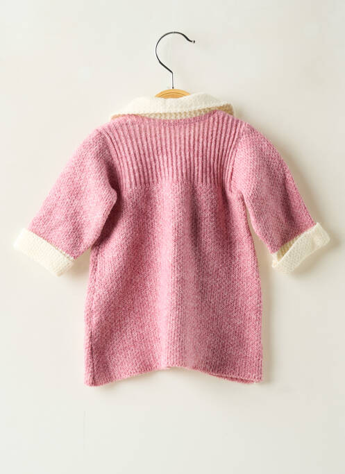 Rochie pulover roz CLAYEUX fată