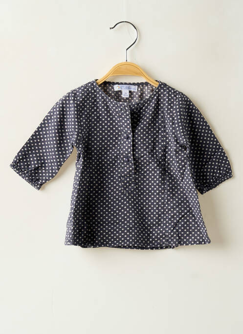 Tunică mâneci lungi gri KITCHOUN fată