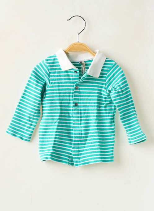 Cămașă cu mâneci lungi verde ORCHESTRA copil