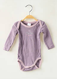 Body de lenjerie serigrafie flockată violet ABSORBA fille