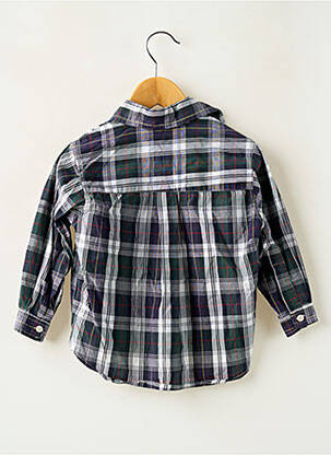 Cămașă cu mâneci lungi țesătură poplin albastru RALPH LAUREN băiat