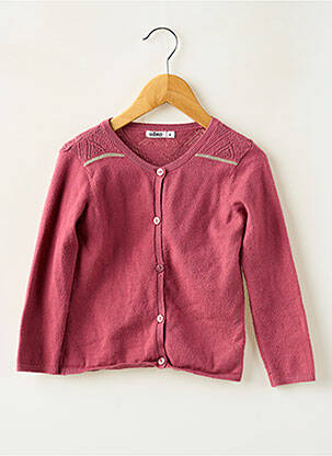 Vestă cu mâneci lungi roz GEMO fată