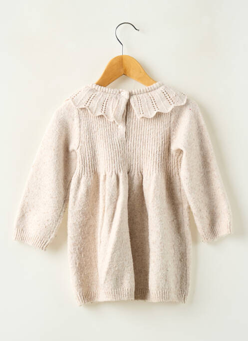 Rochie scurtă bej VERTBAUDET fată