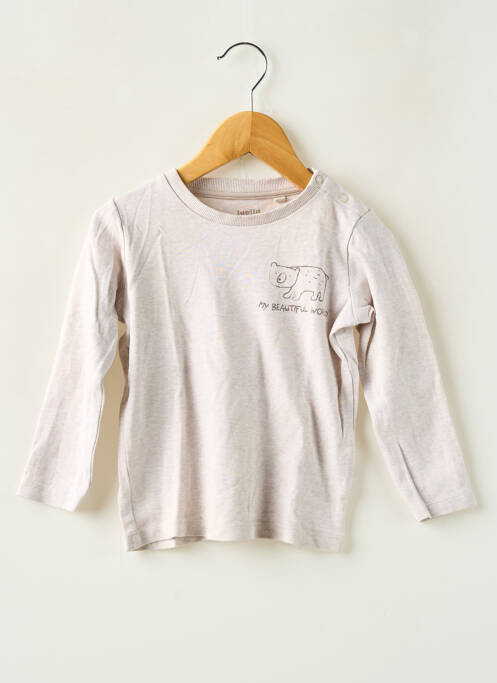 Tricou bej LUPILU băiat