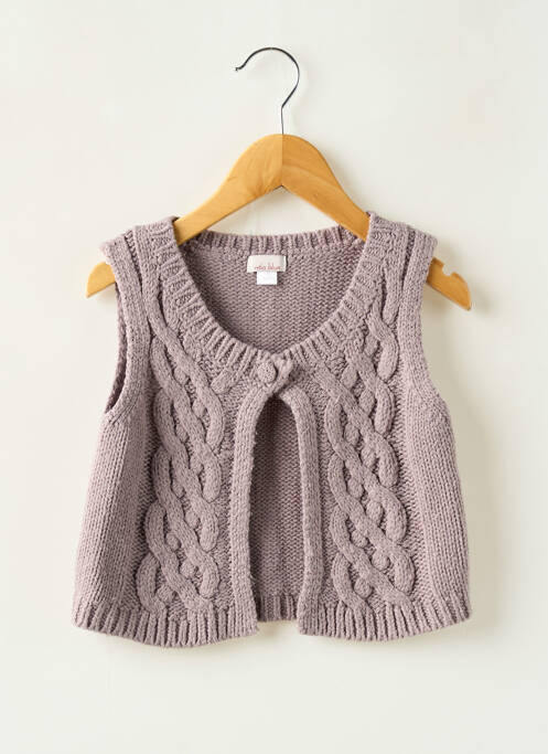 Vestă fără mâneci violet MILA BLUE fată