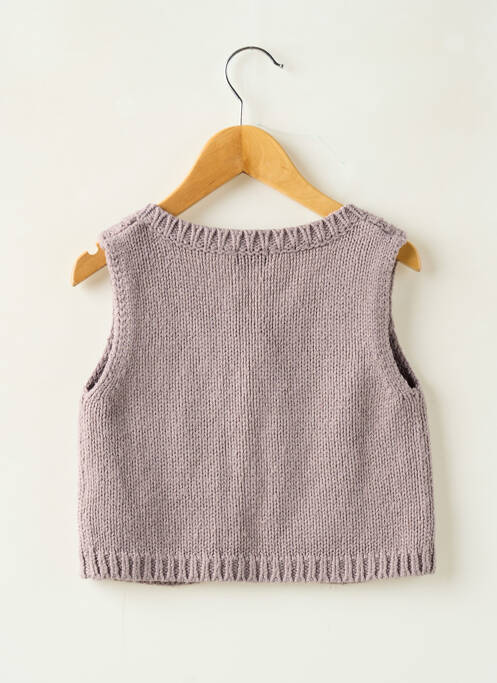 Vestă fără mâneci violet MILA BLUE fată