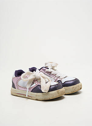 Adidași țesătură satinată vârf rotund violet CREEKS fată