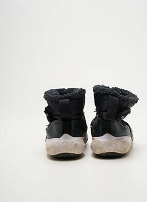 Botine/ghete țesătură satinată vârf rotund negru NIKE băiat