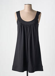 Rochie de plajă bretele subțiri negru LIVIA femme