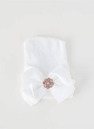 Căciulă alb SANS MARQUE fată