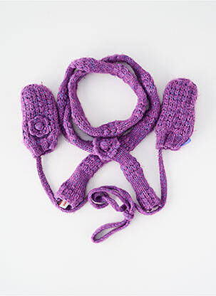 Mănuși elasticitate violet MEXX fată
