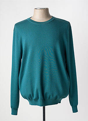 Pulover țesătură melanj mâneci lungi verde SAINT JAMES femeie