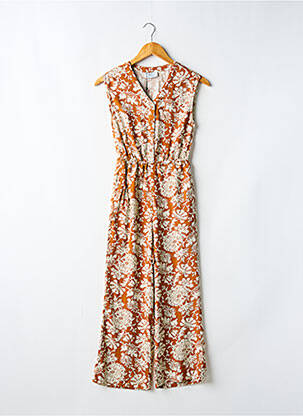 Salopetă-pantalon portocaliu LE TEMPS DES CERISES fată