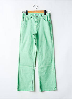 Blugi cu croială dreaptă verde GARCIA fată