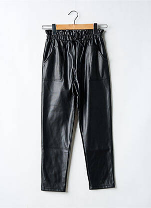 Pantalon slim mărime normală talie elastică negru MAYORAL fată