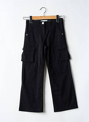 Blugi cu croială largă negru BOBOLI fată