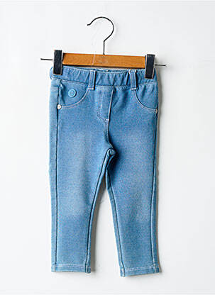 Jegging elasticitate talie elastică albastru deschis BOBOLI fată