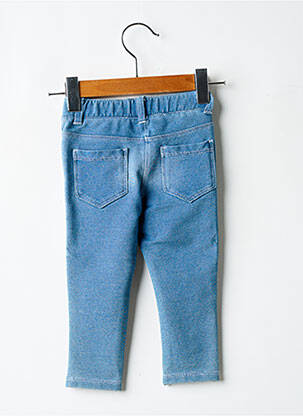 Jegging elasticitate talie elastică albastru deschis BOBOLI fată