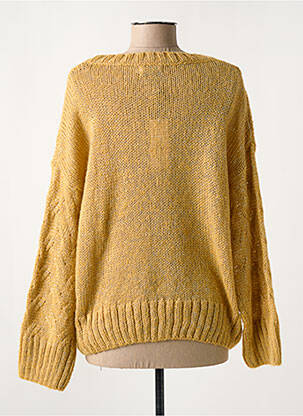 Pulover elasticitate mâneci lungi galben MOLLY BRACKEN femeie