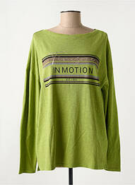 Tricou mâneci lungi mâneci lungi verde TIMEZONE femme