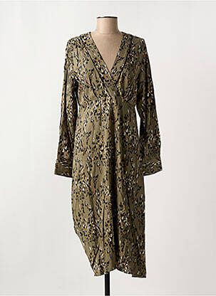 Rochie midi verde LOLA ESPELETA femeie