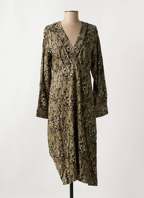 Rochie midi verde LOLA ESPELETA femeie