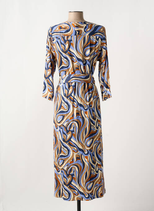 Rochie midi albastru LOLA ESPELETA femeie