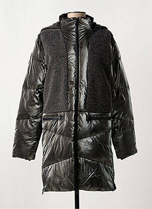 Geacă matlasată buzunare cu glugă negru SPORTALM femme