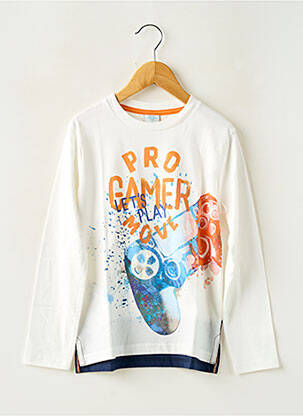 Tricou alb BOBOLI băiat