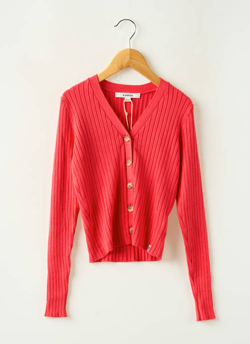 Vestă cu mâneci lungi roșu GARCIA fată