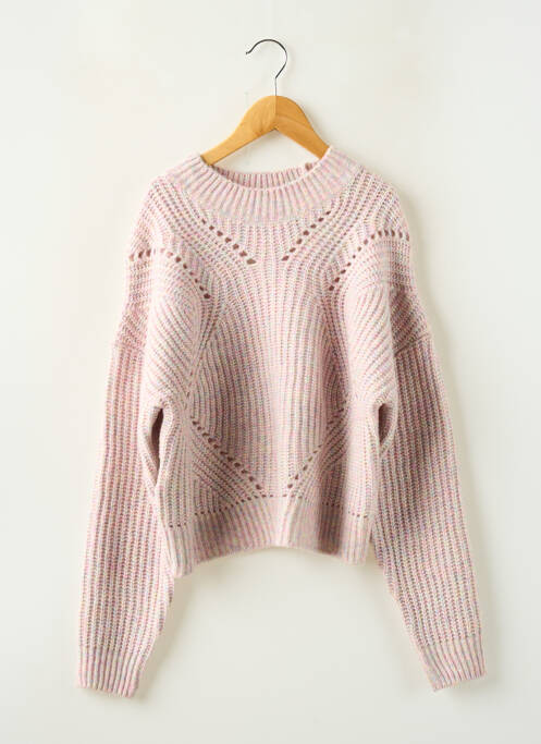 Pulover croială dreaptă mâneci lungi roz MAYORAL fille