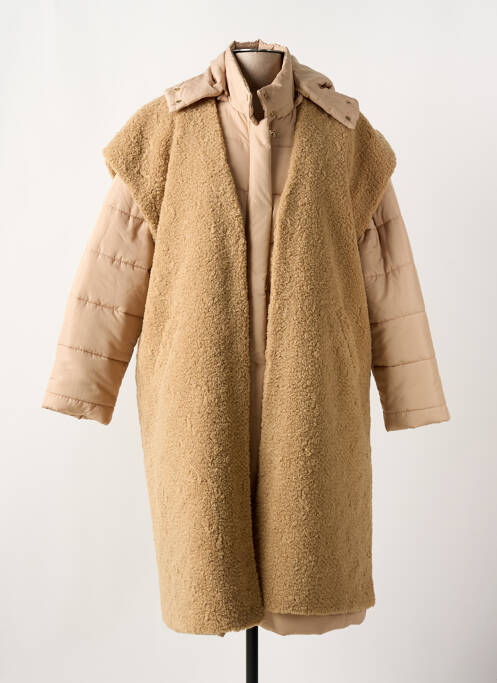 Palton lung bej CAROLINE BISS femeie