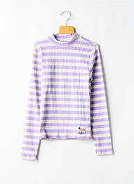 Top mâneci lungi mâneci lungi violet GARCIA fille