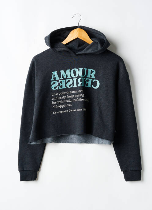 Hanorac gri LE TEMPS DES CERISES fată