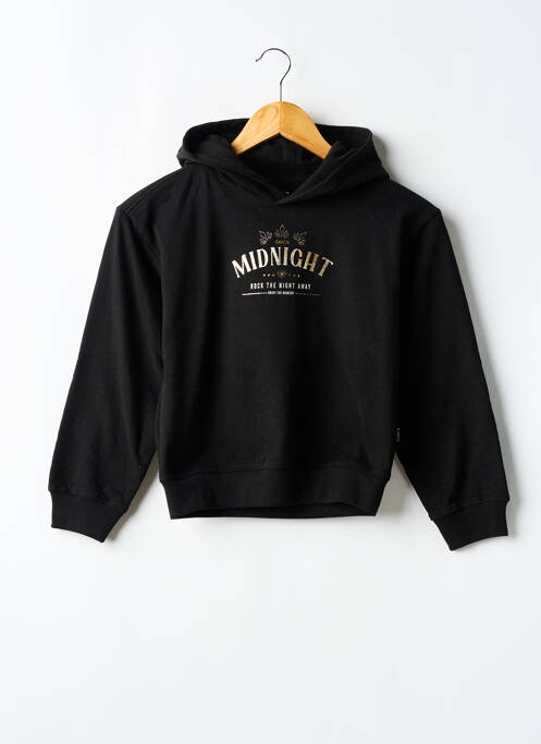 Hanorac cu glugă negru GARCIA fată