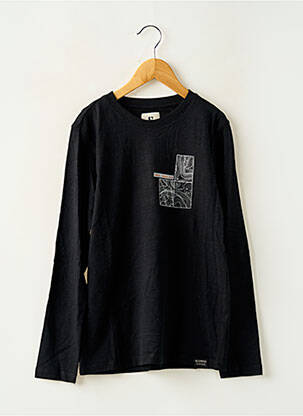 Tricou mâneci lungi mâneci lungi negru GARCIA băiat