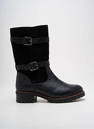 Botine/ghete material neted toc de 4 la 6 cm negru HOOPER SHOES femme