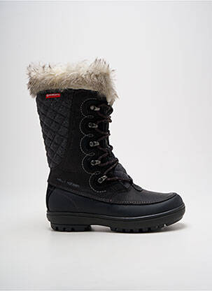 Cizme țesătură satinată toc plat până la 3 cm negru HELLY HANSEN femeie