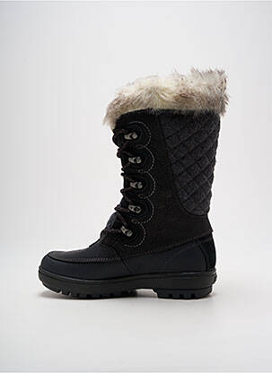 Cizme țesătură satinată toc plat până la 3 cm negru HELLY HANSEN femeie