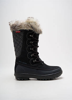 Cizme țesătură satinată toc de 4 la 6 cm negru HELLY HANSEN femeie