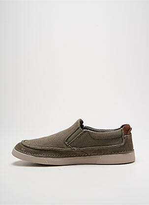 Slip-on-uri vârf rotund vârf rotund verde CLARKS bărbat