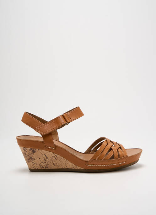 Sandale/Pantofi decupați maro CLARKS femeie